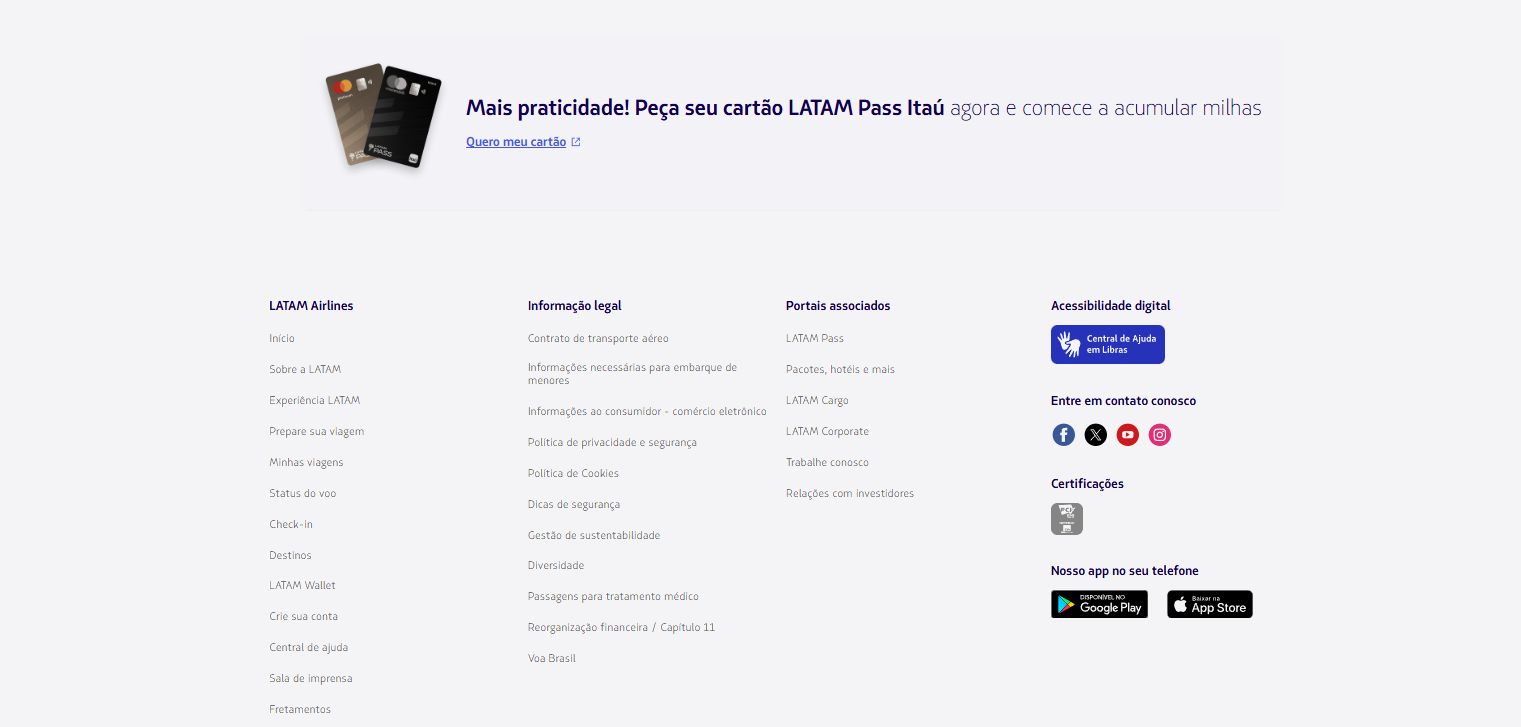 Secao adicional LATAM 6